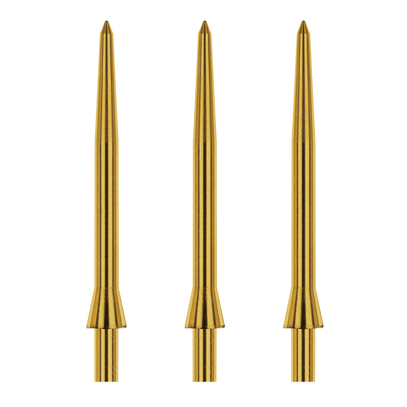 Red Dragon Specialist Dart Points - Gold Effect Raptor GT Plain Points 33mm