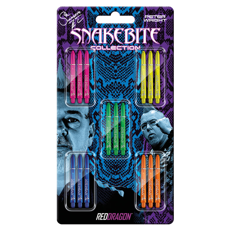 Peter Wright Snakebite Signature Shaft Collection Card