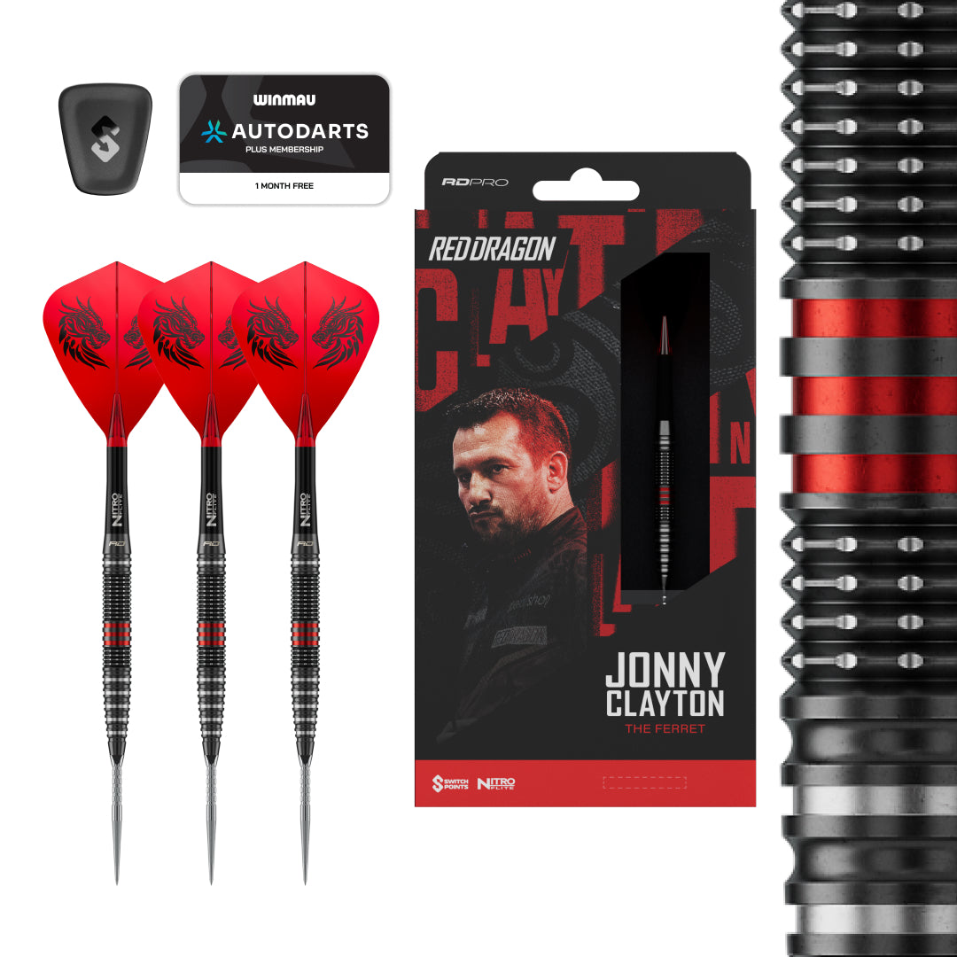 Jonny Clayton RD-PRO 90% Switch Point Darts