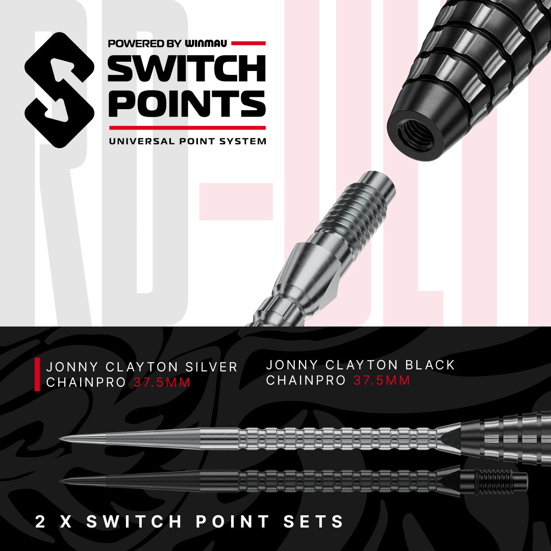 Jonny Clayton RD-ULTRA 90% Switch Point Darts