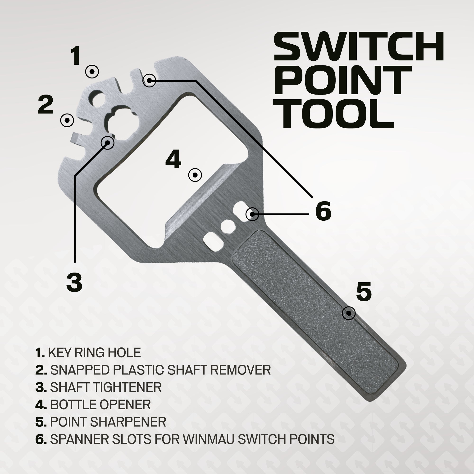 Switch Points  - Wave Silver