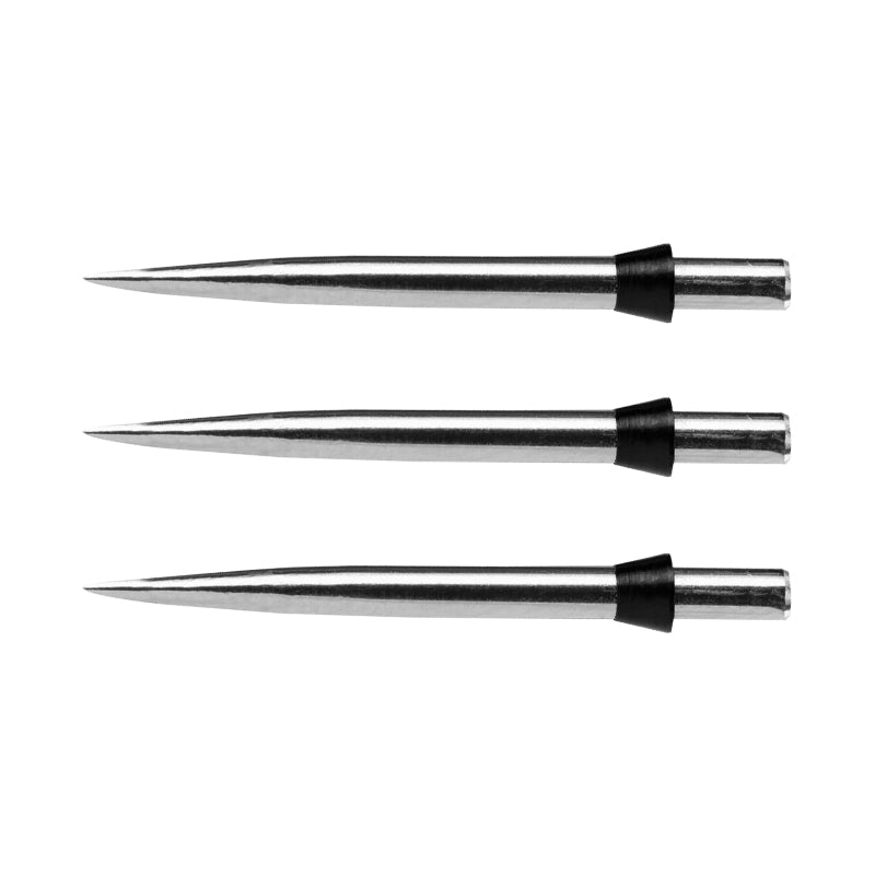 Red Dragon Specialist Dart Points - Silver Effect Standard 32mm with Black Trident