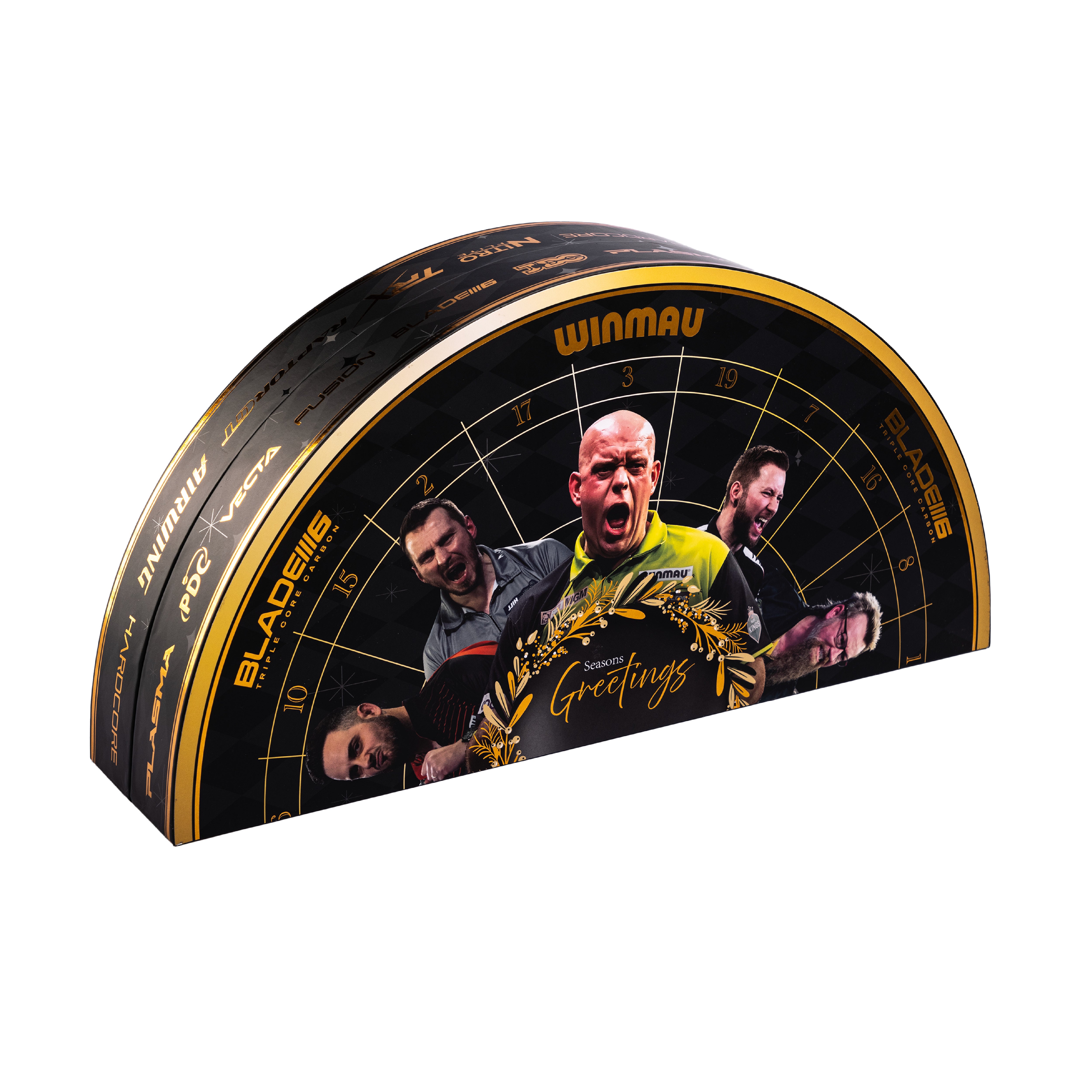 Black Dual-Branded Red Dragon x Winmau Advent Calendar