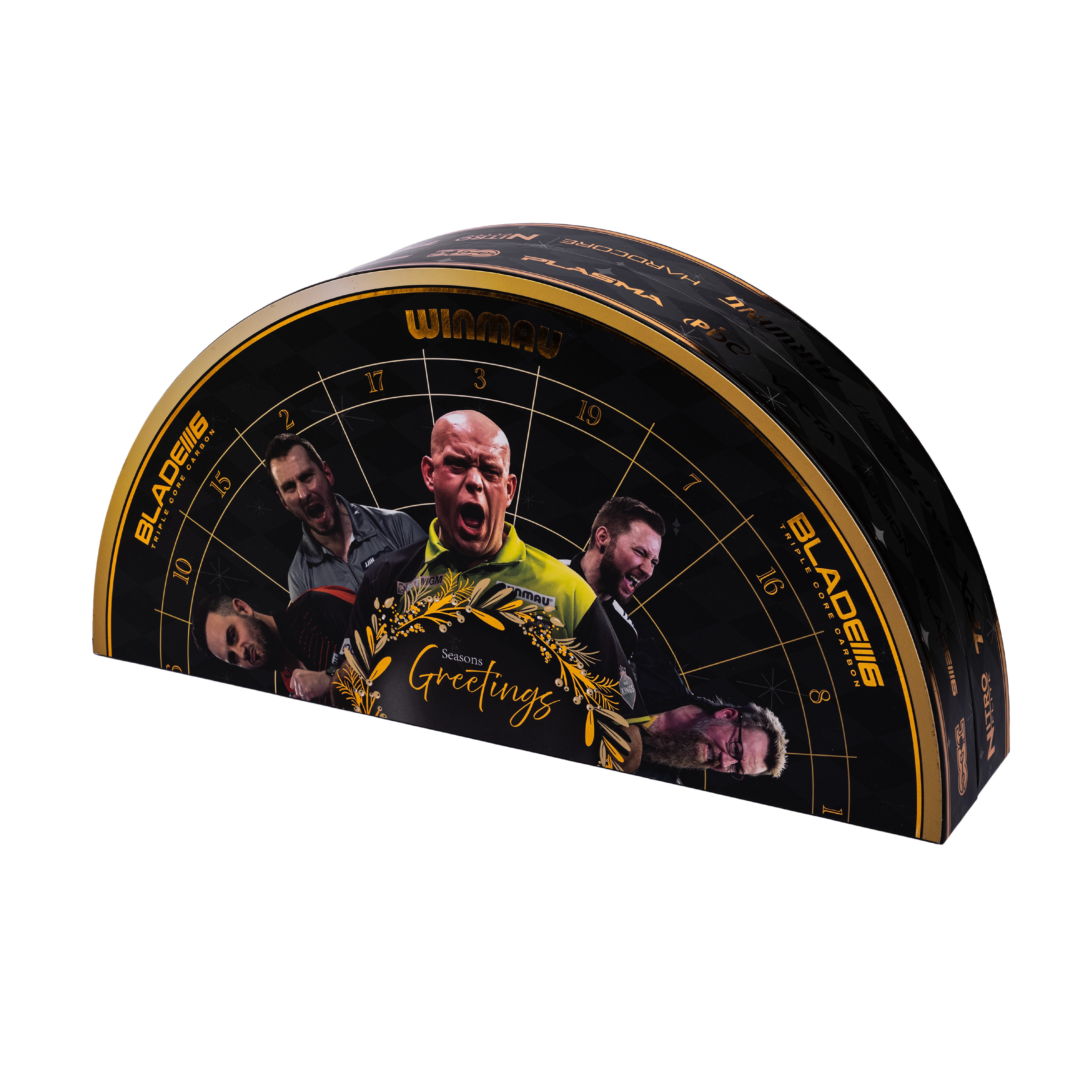 Black Dual-Branded Red Dragon x Winmau Advent Calendar