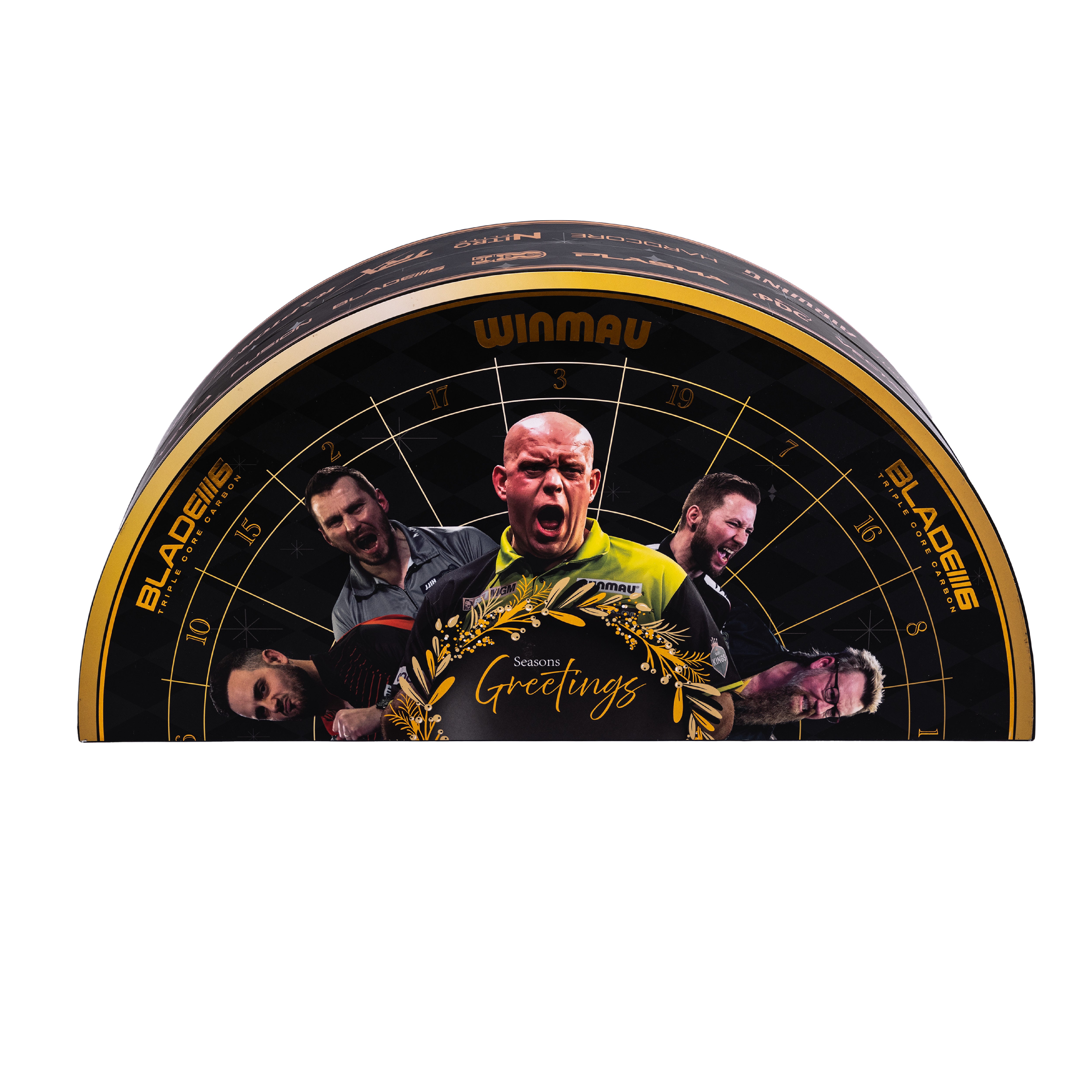 Black Dual-Branded Red Dragon x Winmau Advent Calendar