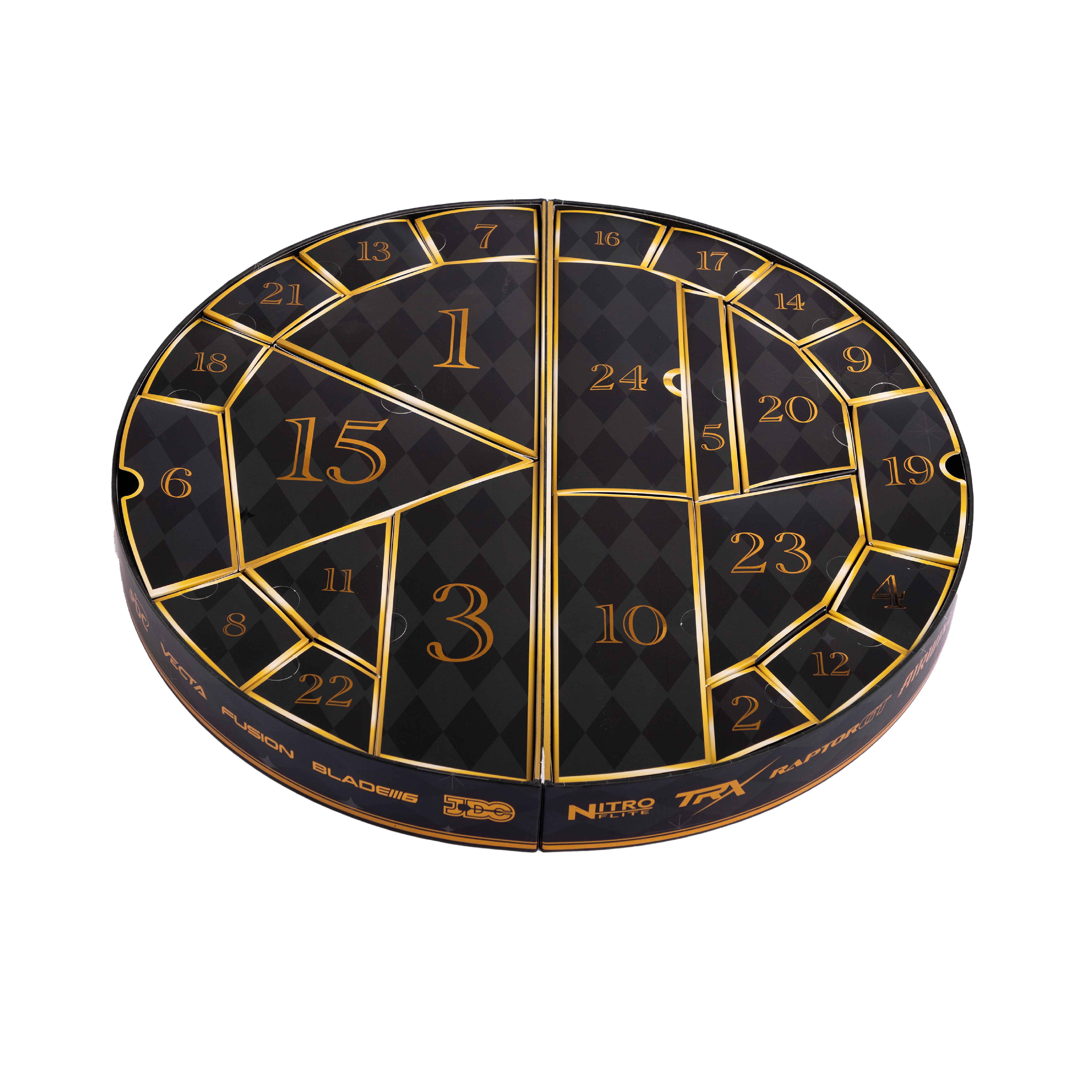 Black Dual-Branded Red Dragon x Winmau Advent Calendar
