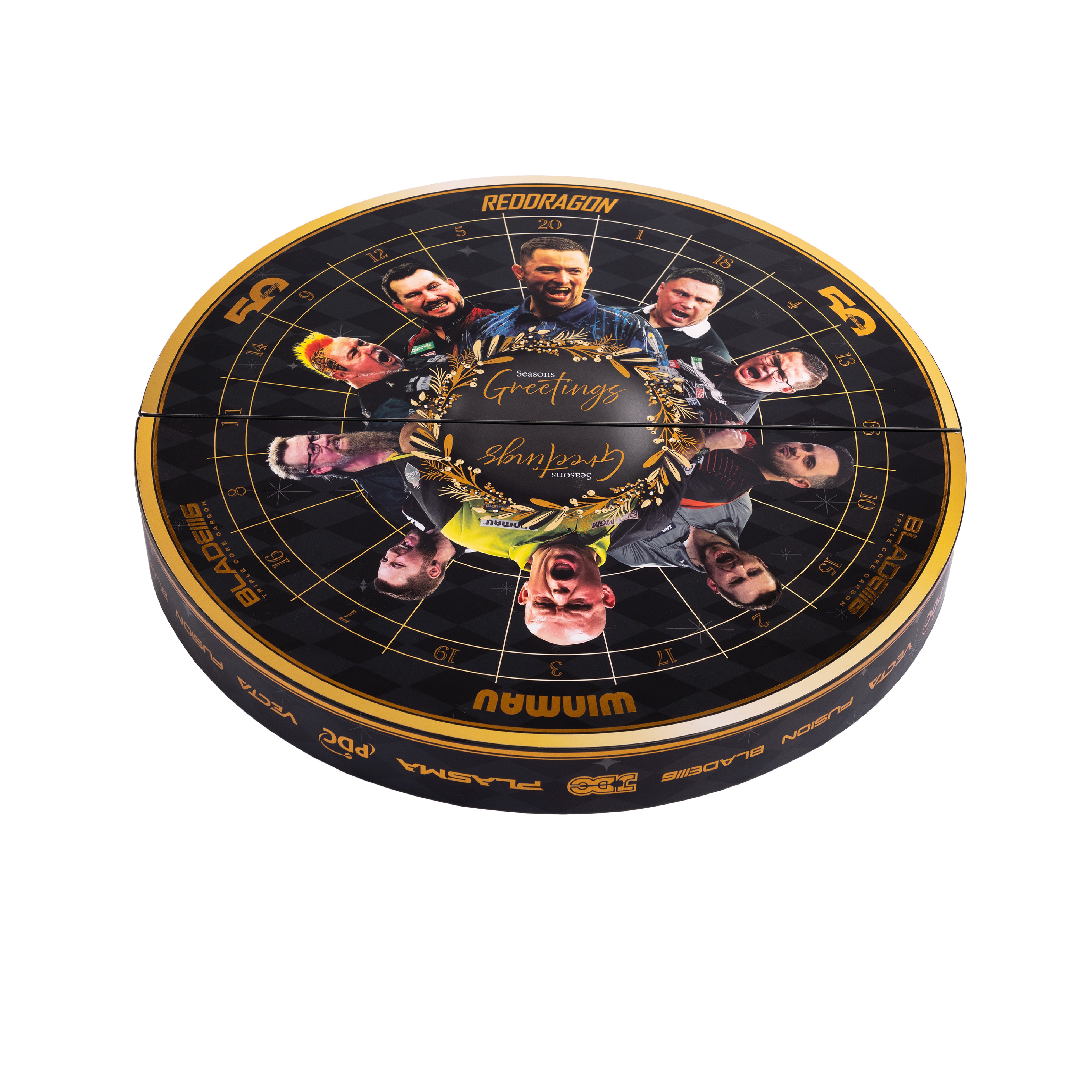 Black Dual-Branded Red Dragon x Winmau Advent Calendar