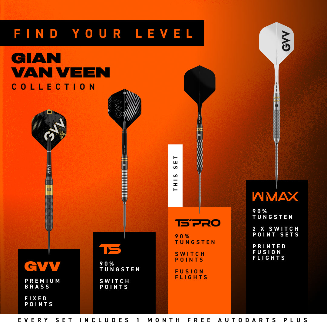 Gian van Veen TS-PRO 90% Switch Point Darts