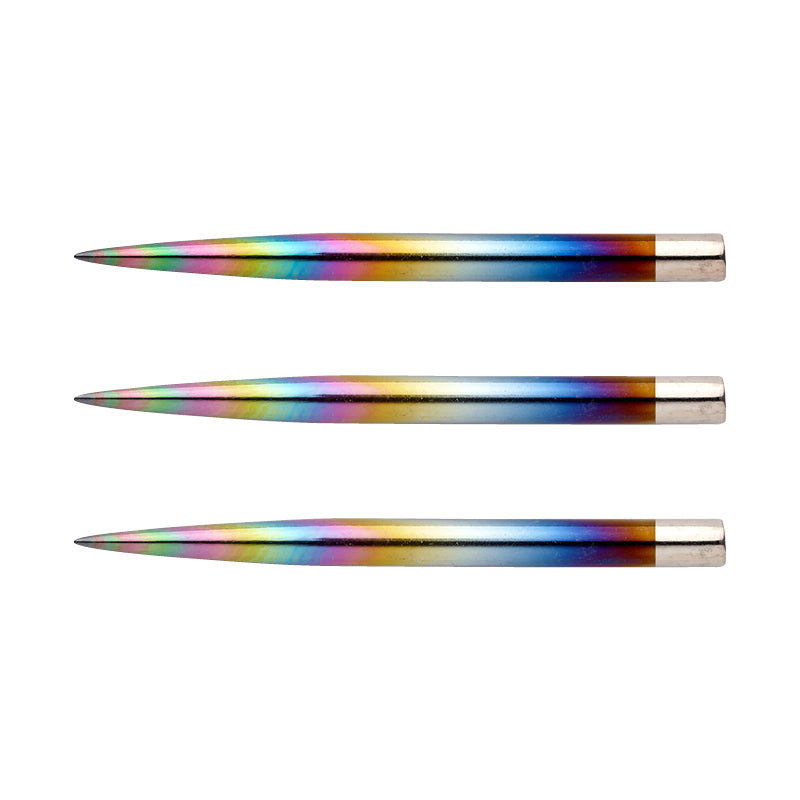 Specialist Dart Points Rainbow Effect Coated 32mm