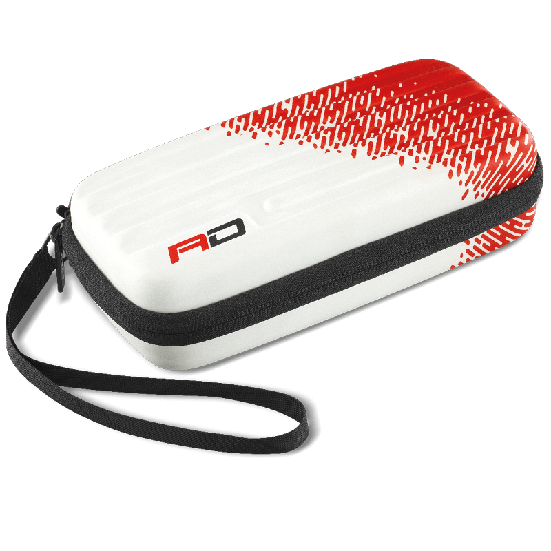 Monza Red and White Dart Case