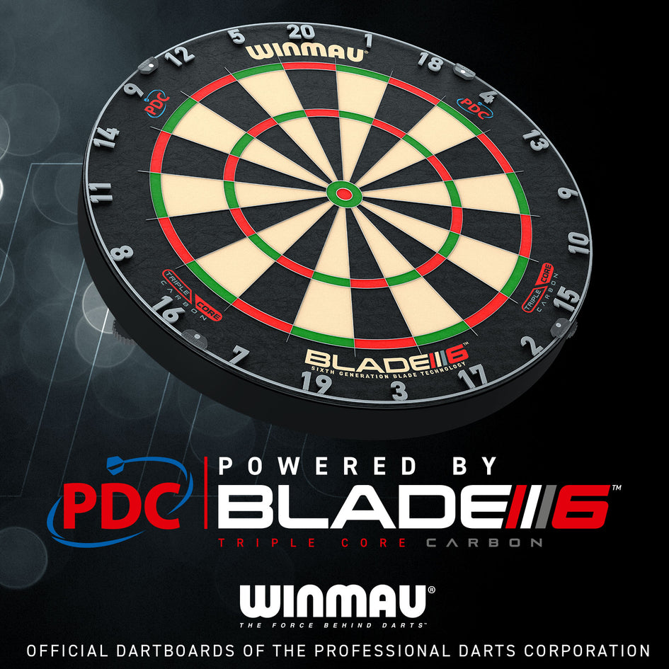 Winmau Xtreme Dartboard Stand with Blade 6 and Xtreme Surround Red