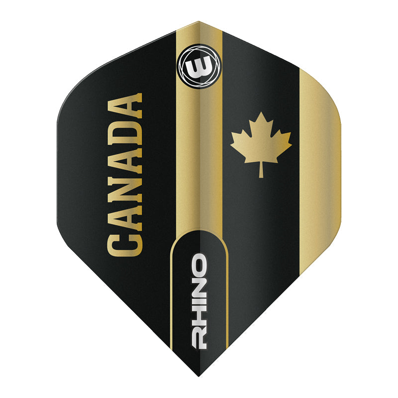 Black & Gold Canada Rhino Standard