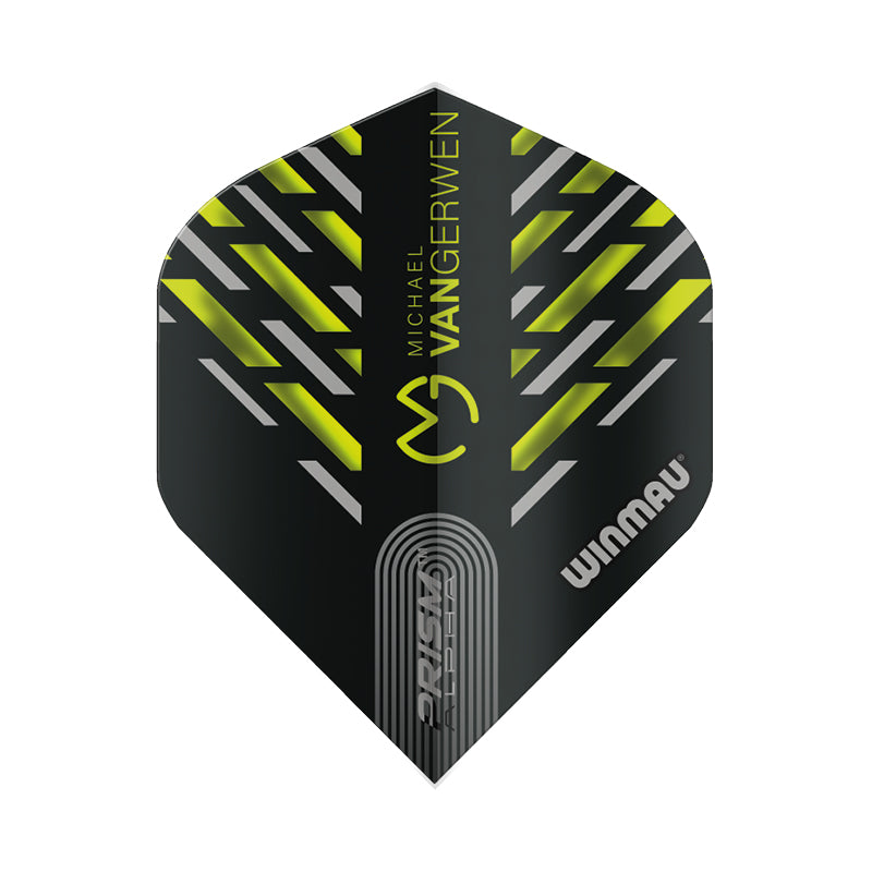 MVG Black, Green & Grey Chevron Prism Alpha Standard