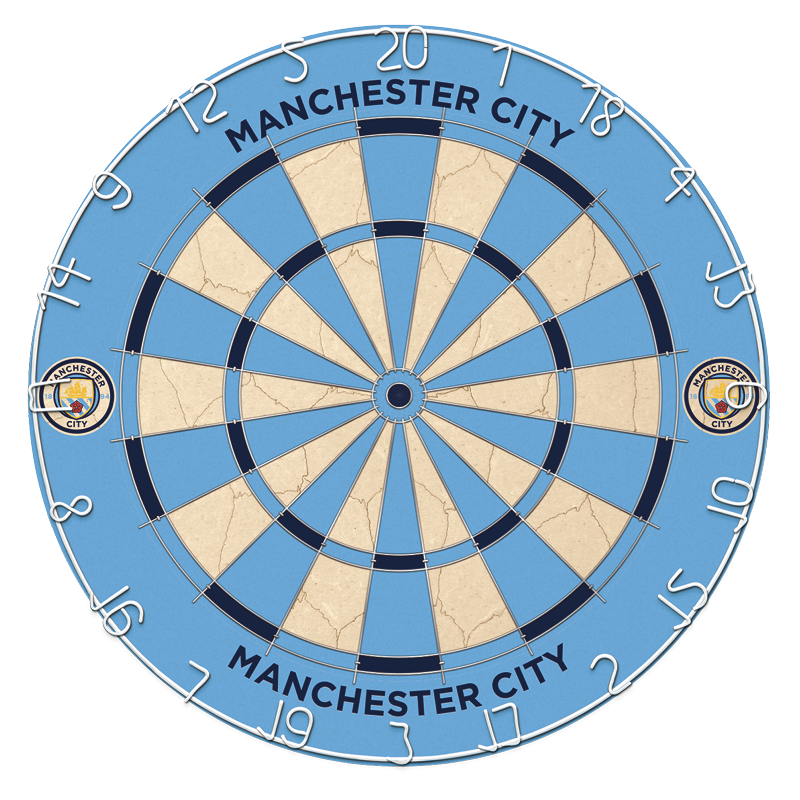 man city dartboard - image 1