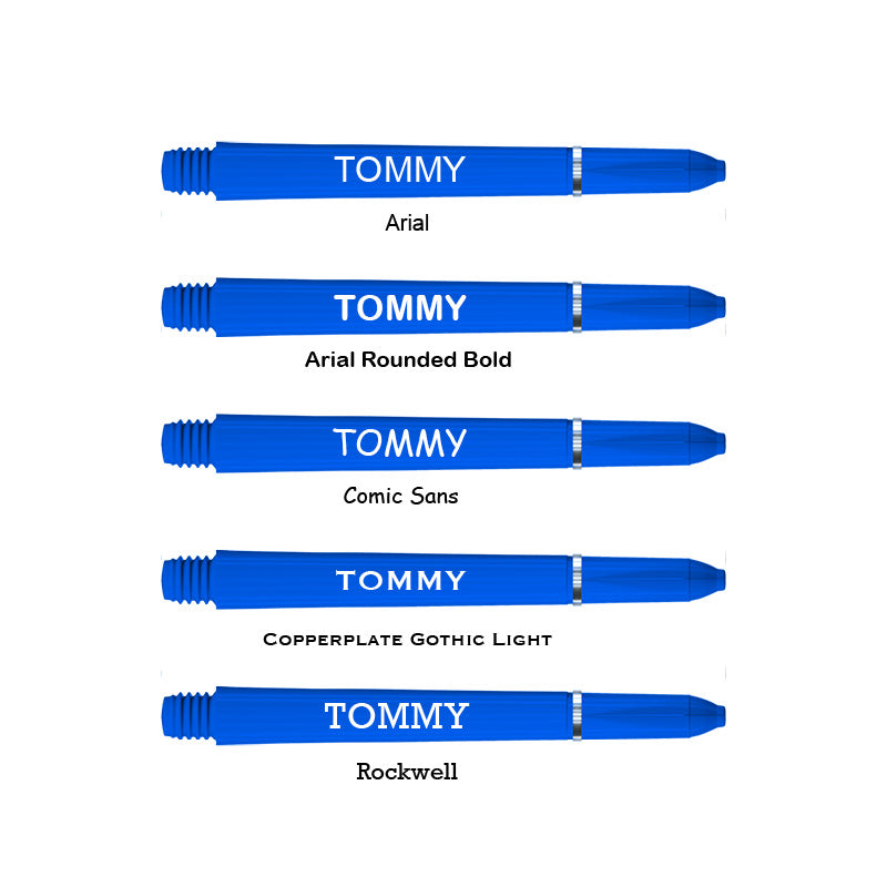 Personalised Shafts - Nylon Medium