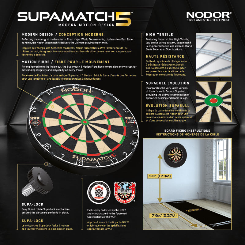 Nodor Supamatch 5 Dartboard